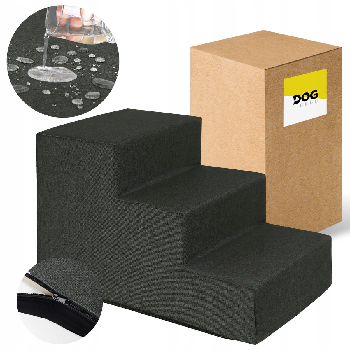 STAIRS DOG STAIRS RAMP PLATFORM STABLE 3 DEGREES 30 cm