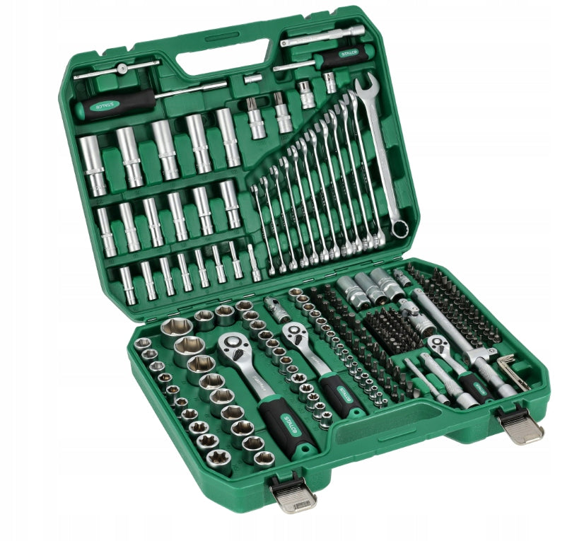 STALCO Set of socket wrenches and flat eye wrenches, 219 elements S-54005 EAN (GTIN) 5905947949090