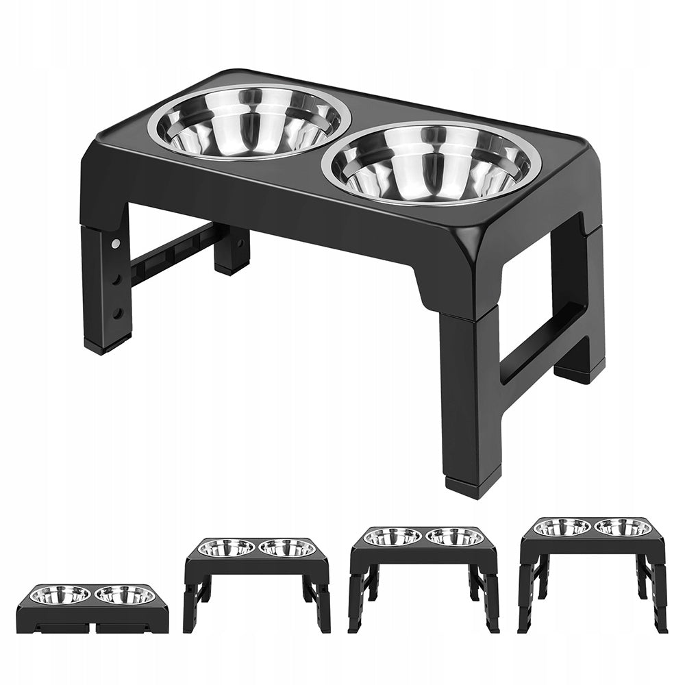 STAND ELEVATING DOG TABLE 2X ADJUSTABLE FOLDING BOWL 5 HEIGHTS Manufacturer code avjkhbiqw