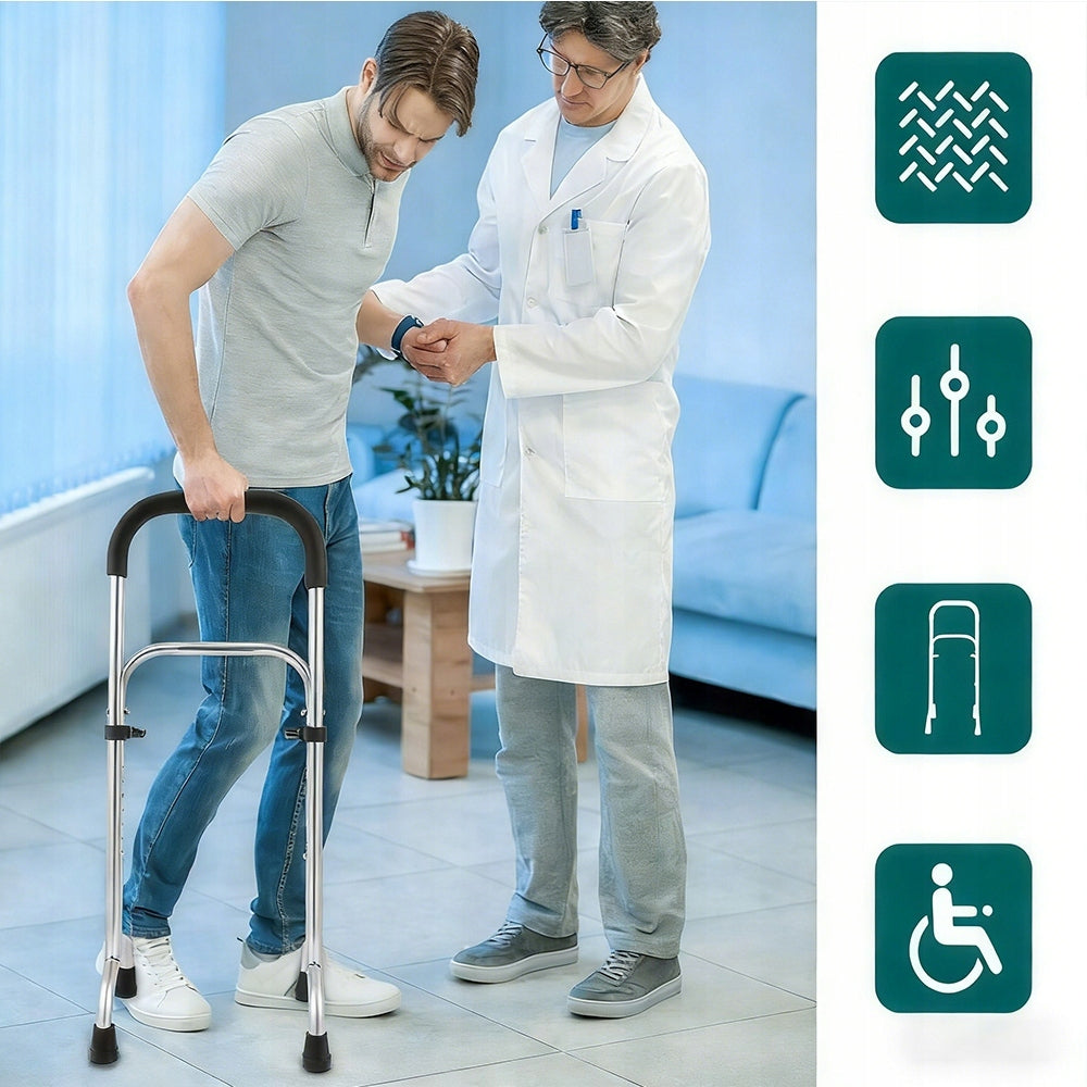 STAND-UP HANDLE STABLE ADJUSTABLE 200 KG WITH RUBBER FEET Brand no brand