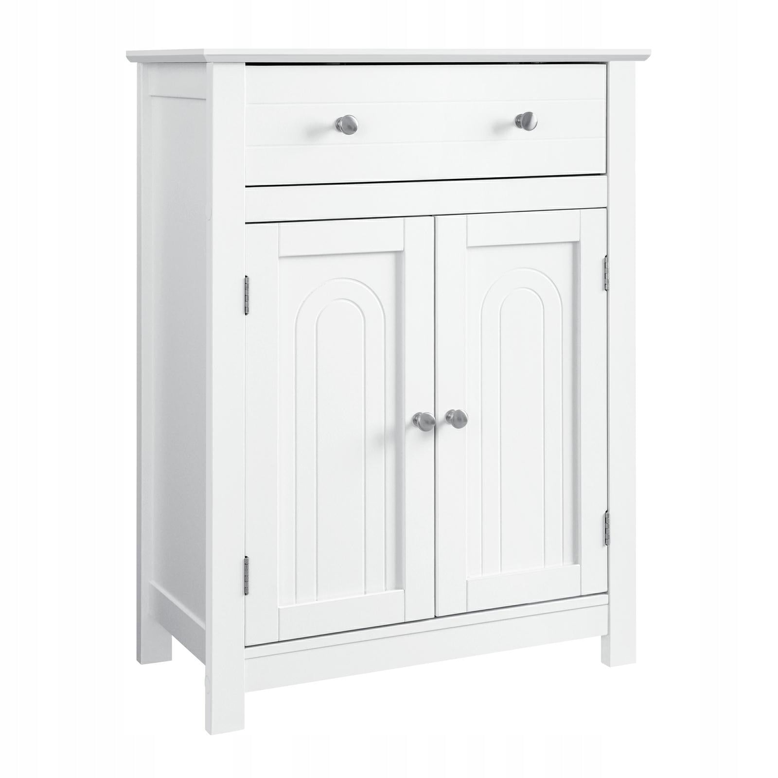 STANDING CABINET WITH DRAWER white lockable with shelves FOR BATHROOM FOR HALLWAY Packaging status original