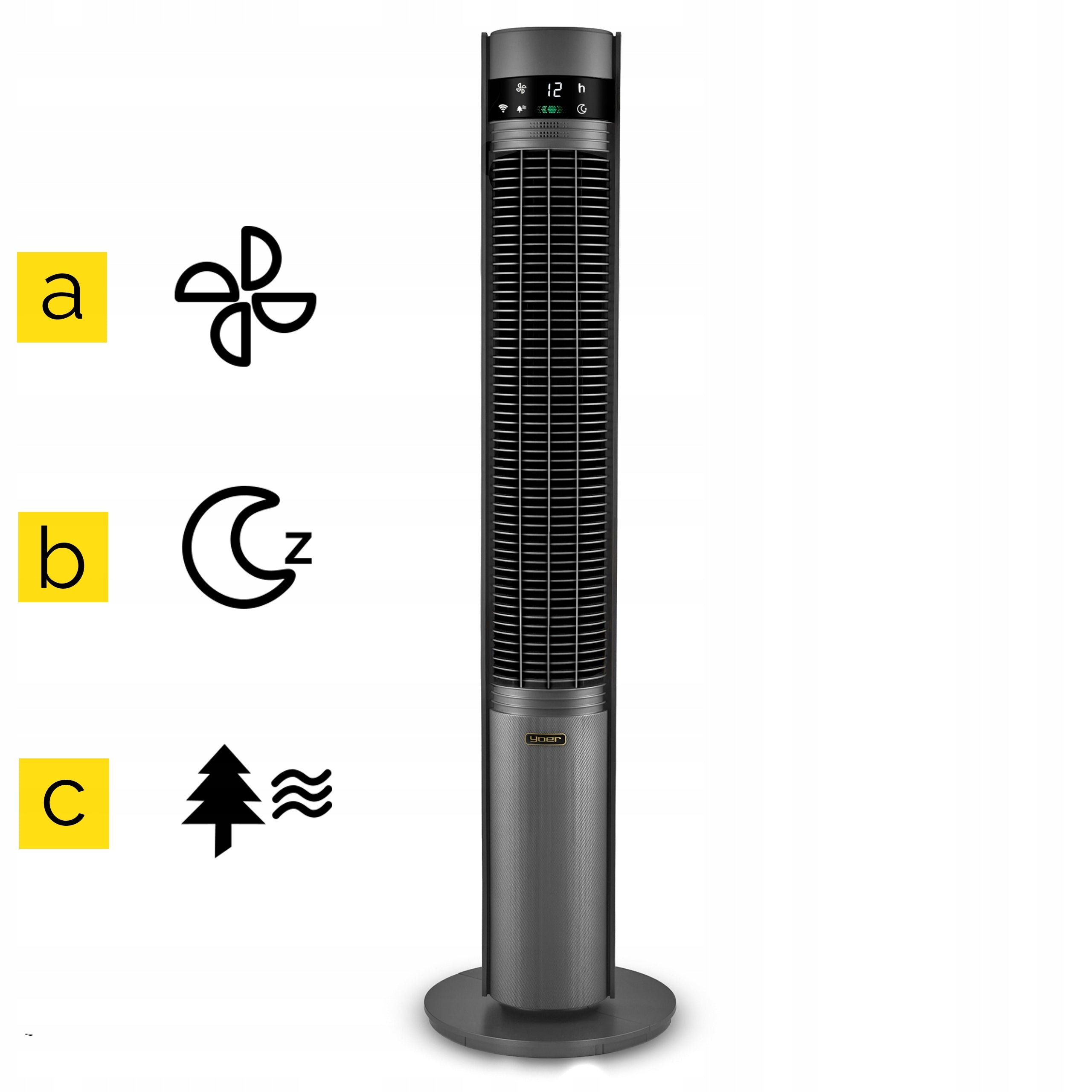 STANDING FAN WINDMILL IONIZATION RANGE 12m QUIET REMOTE CONTROL MODEL PREMIUM Manufacturer code TF07G