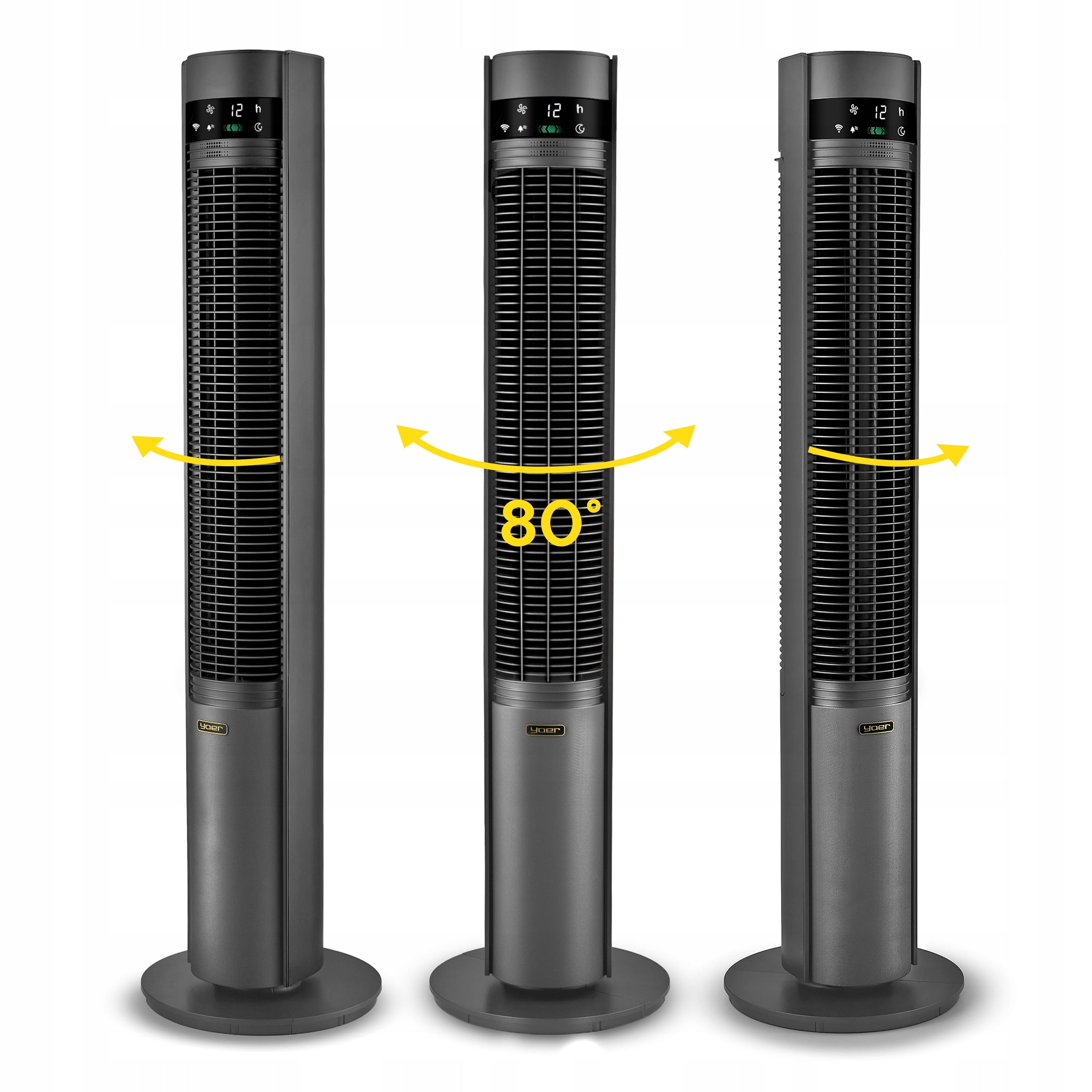 STANDING FAN WINDMILL IONIZATION RANGE 12m QUIET REMOTE CONTROL MODEL PREMIUM Packaging status original