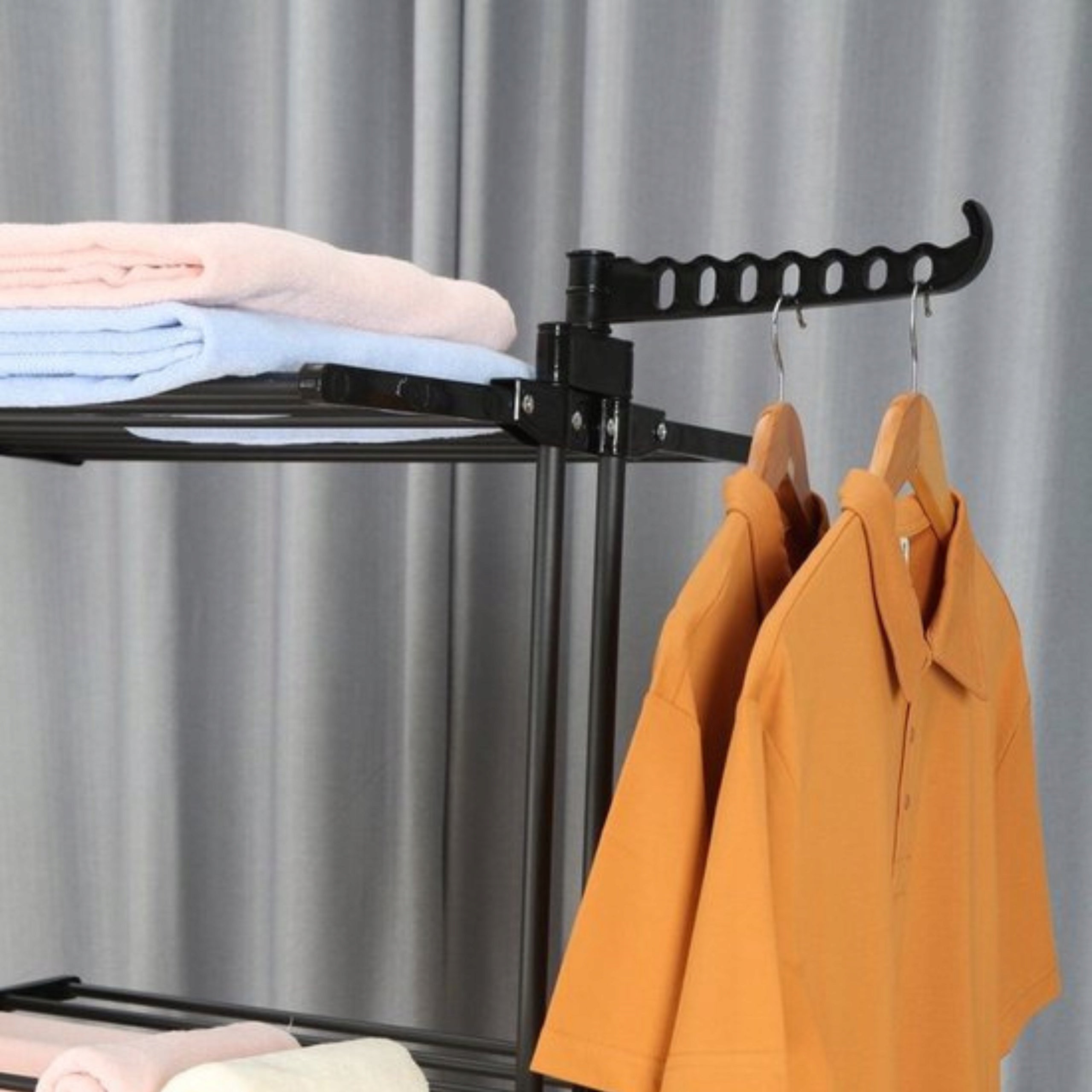 STANDING VERTICAL LAUNDRY DRYER FOLDING BLACK FOR LAUNDRY CLOTHES XXL EAN (GTIN) 5905527234875