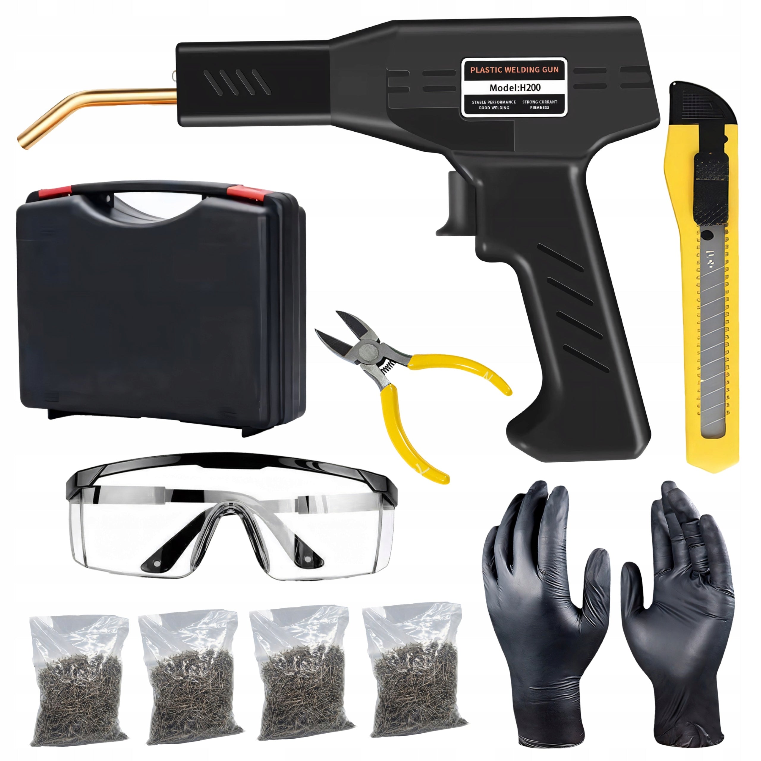 STAPLER PLASTIC WELDING MACHINE PLASTIC SOLDERING IRON 50W + 800 STAPLES Manufacturer code ZSZYWARKA ZGRZEWARKA ER1137