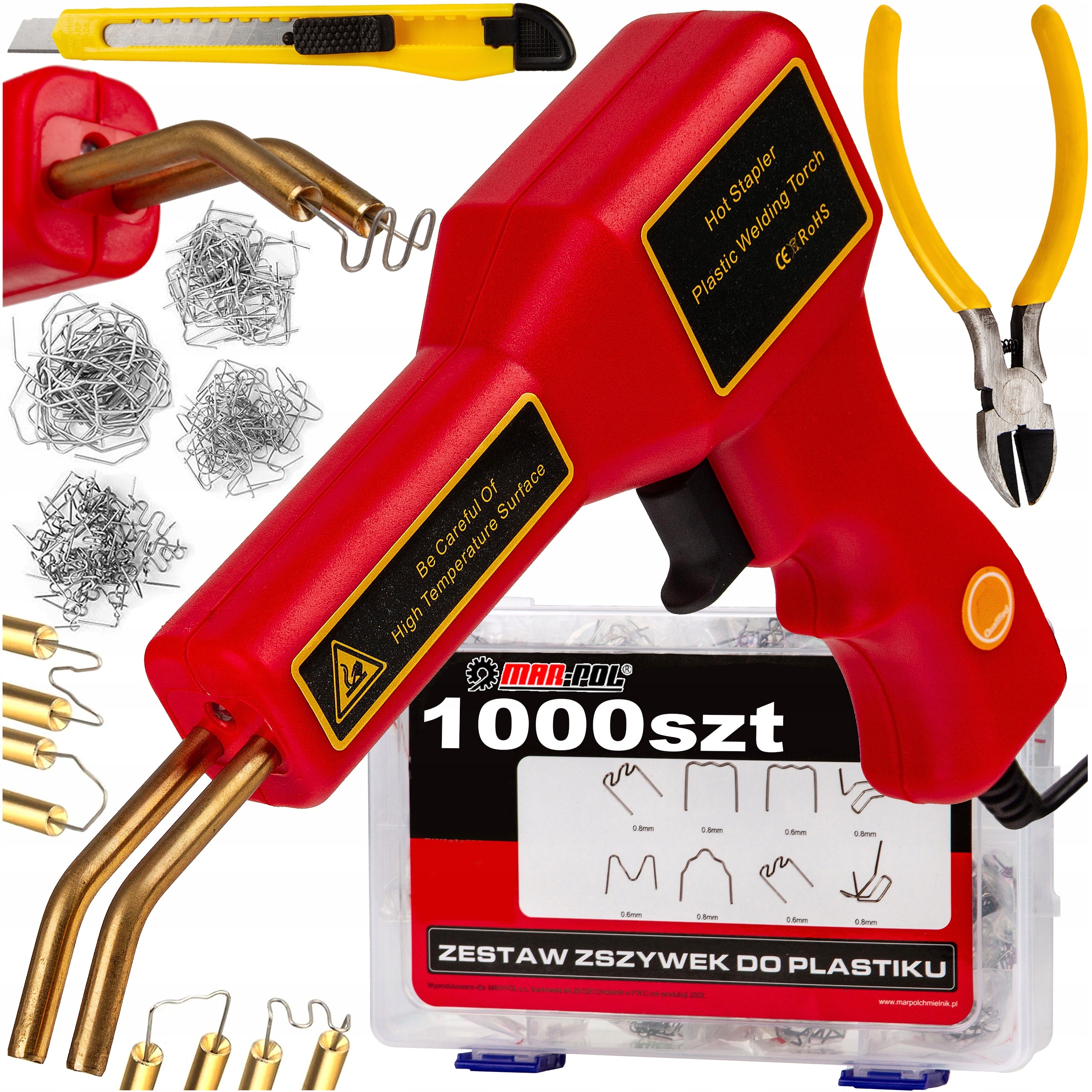 STAPLER PLASTIC WELDING MACHINE SOLDERING IRON PLASTICS 1000el STAPLES 70W