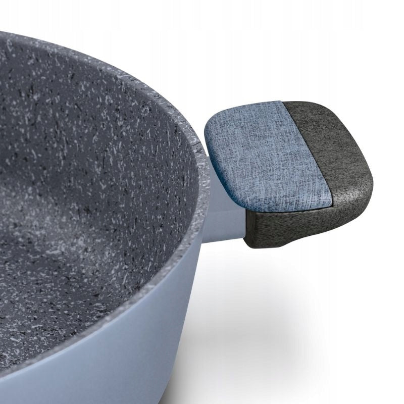 STARKE PRO Set of pots Double 10 elements grey-blue Material aluminum