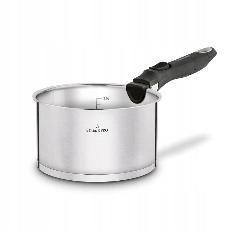 STARKE PRO Set of straight pots with detachable handle Susvid 4 elements Brand Starke Pro