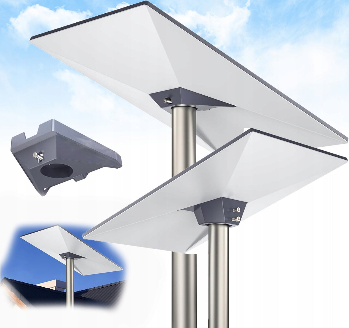 STARLINK V3 V4 ANTENNA ADAPTER FOR 31-63,5MM ALUMINUM TUBE DURABLE STABLE