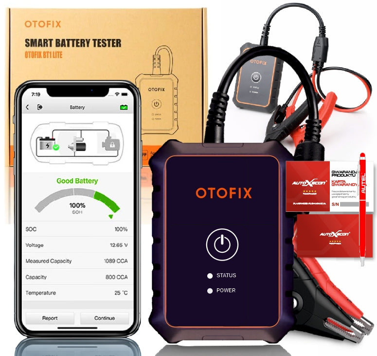 STARTER BATTERY TESTER OTOFIX by Autel BT1 LITE Polish