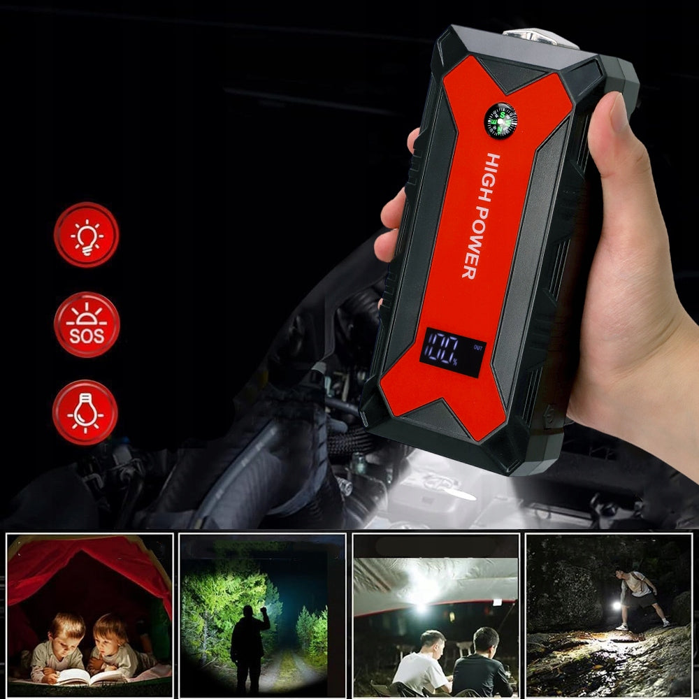 STARTER DEVICE 8000 MAH BUSTER STARTER FOR CAR POWERBANK QC3.0 Model Urządzenie rozruchowe 8000MAH