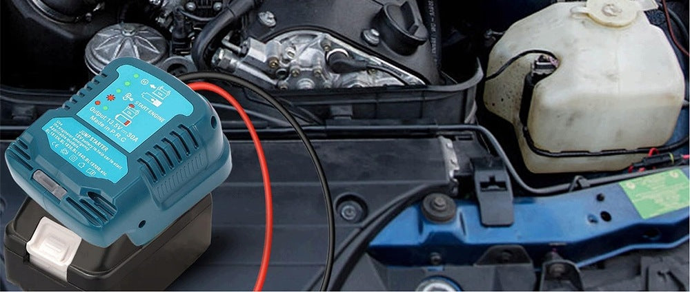 STARTER DEVICE CAR STARTER 12V ADAPTER POPPIES 18V BL1860 Brand no brand