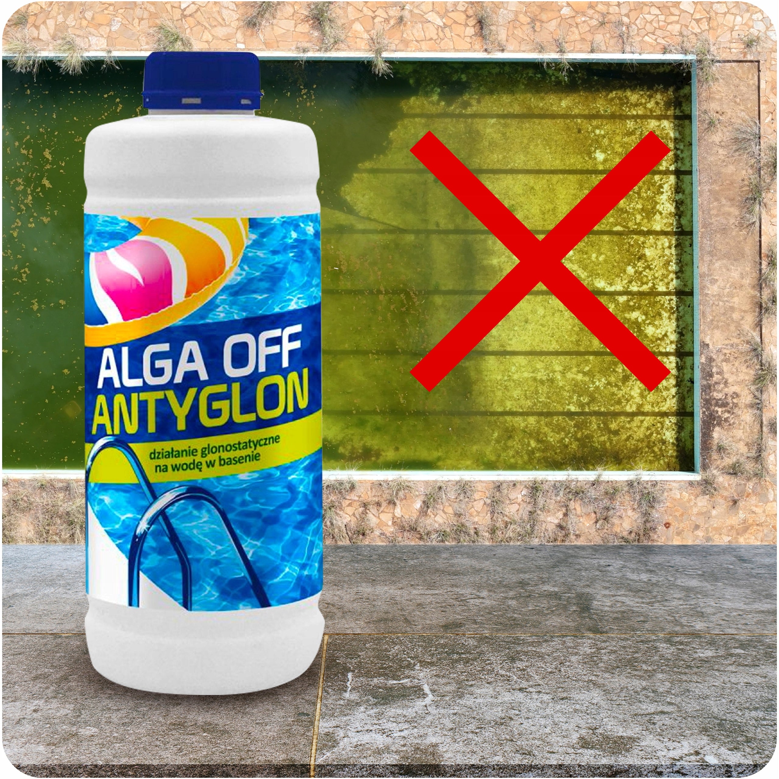 STARTER KIT 5IN1 POOL CHEMISTRY CHLORINE SHOCK ALGAE -PH+ FOR SWIMMING POOL GAMIX Weight 8 kg