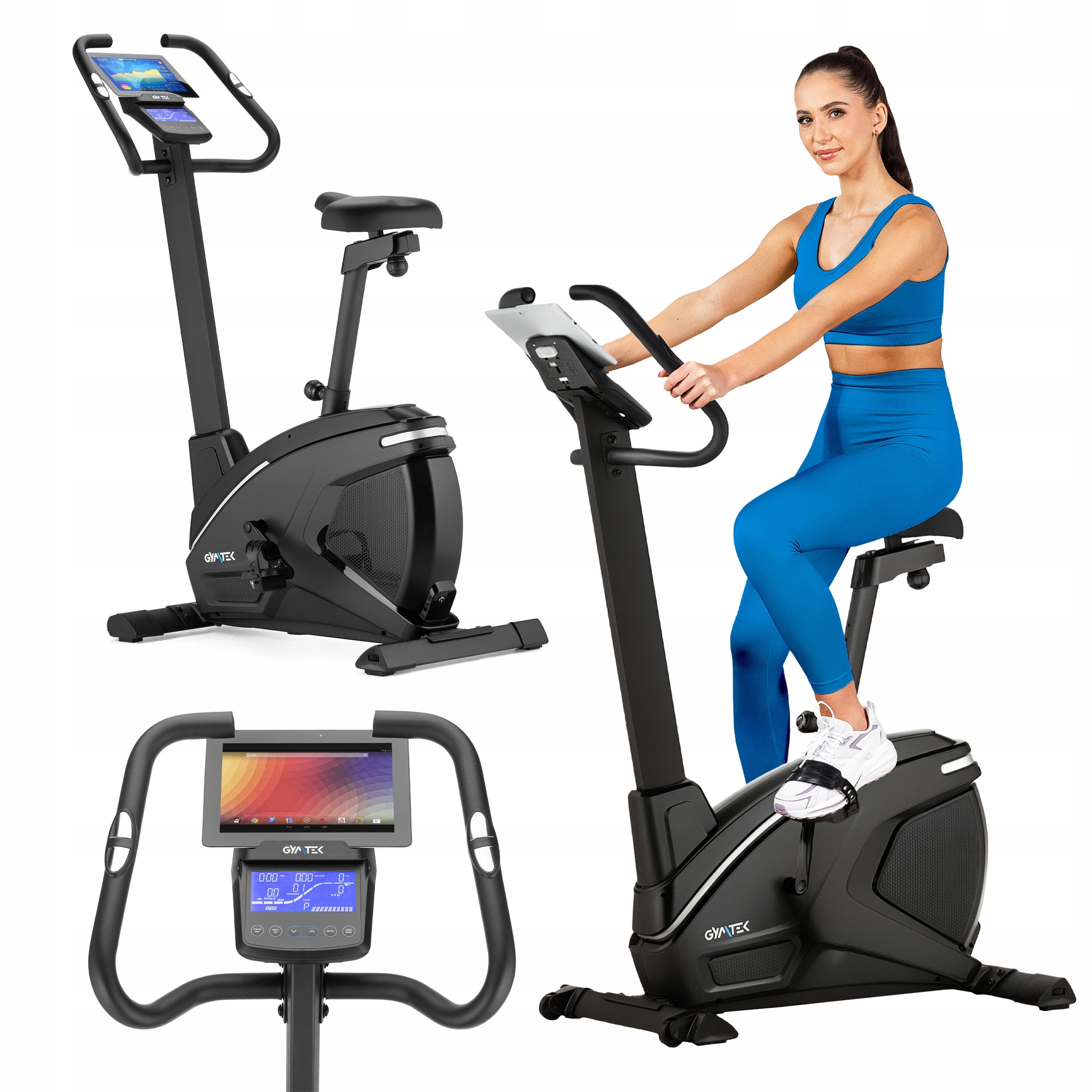 STATIONARY BIKE EXERCISE BIKE MAGNETIC TRAINING XB2600 GYMTEK