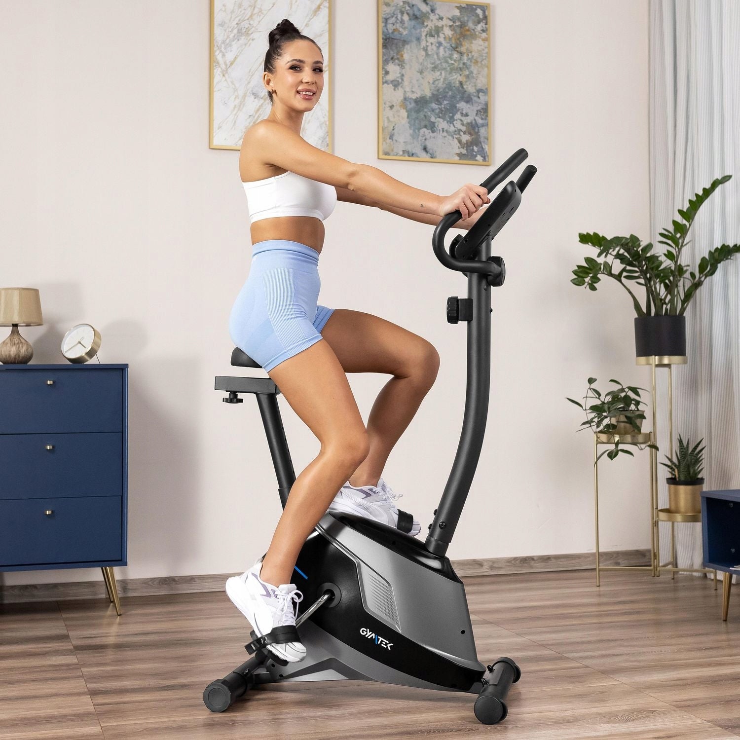 STATIONARY BIKE MAGNETIC FITNESS EXERCISE BIKE XB1200 GYMTEK Brand Gymtek