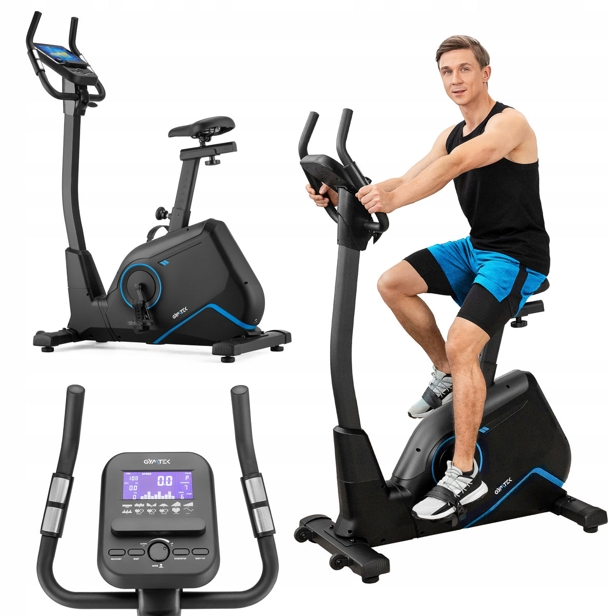 STATIONARY BIKE MAGNETIC FITNESS EXERCISE BIKE XB4500 GYMTEK