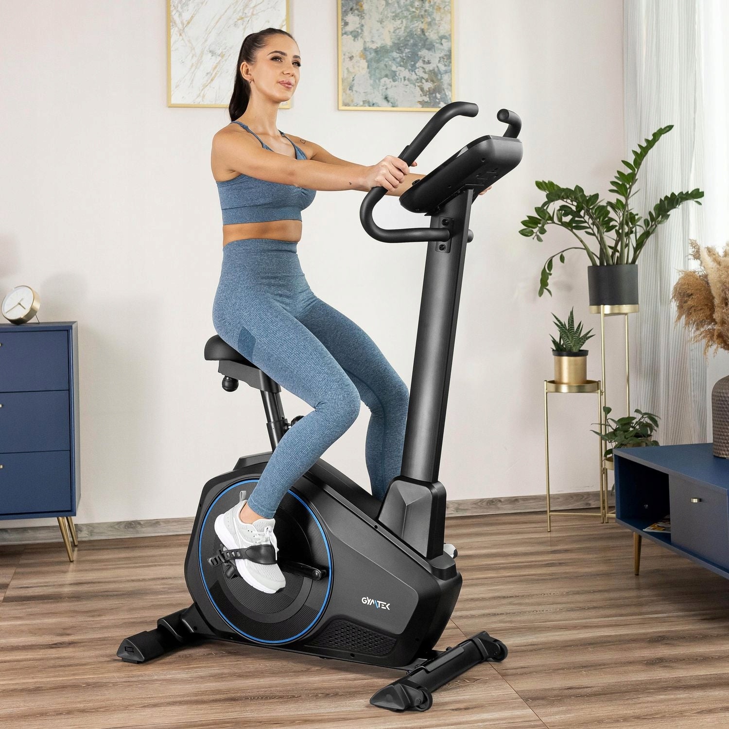 STATIONARY BIKE MAGNETIC FITNESS EXERCISE BIKE XB6000 GYMTEK Brand Gymtek