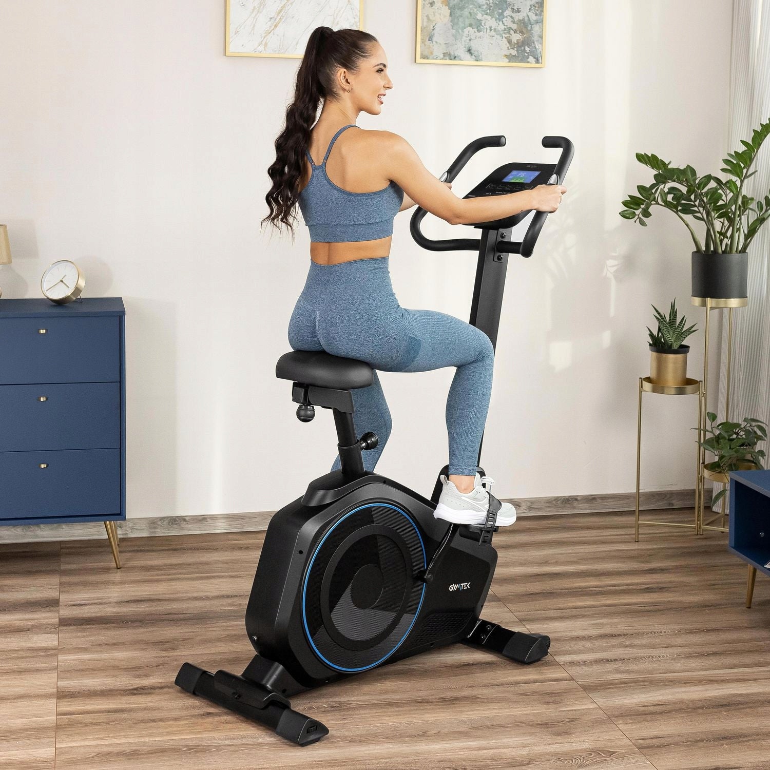 STATIONARY BIKE MAGNETIC FITNESS EXERCISE BIKE XB6000 GYMTEK Kind electromagnetic