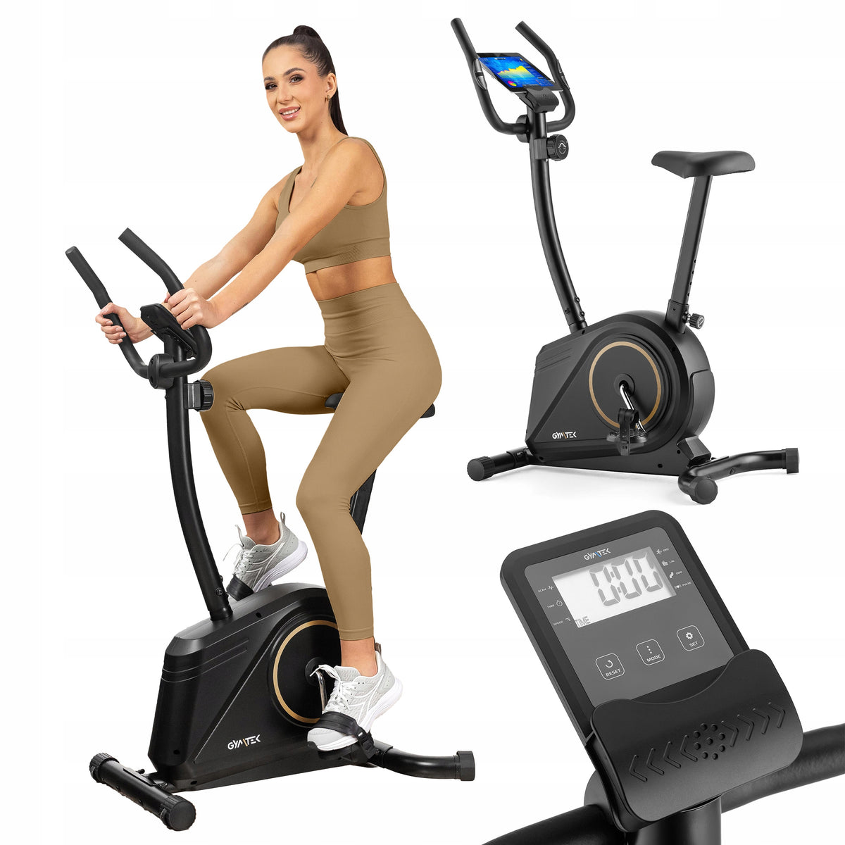 STATIONARY BIKE MAGNETIC FITNESS EXERCISE BIKE XB700 GYMTEK
