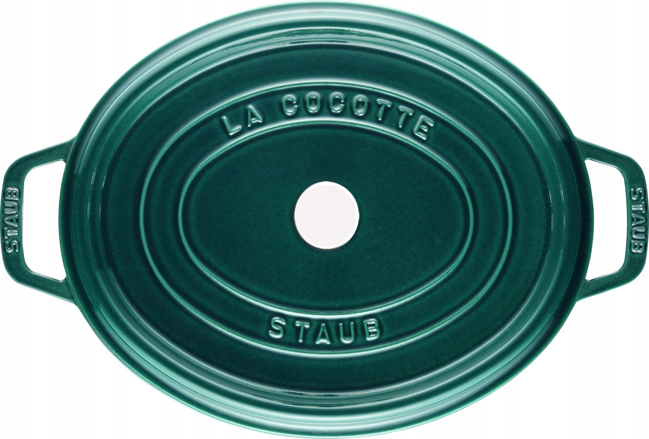 STAUB LA COCOTTE Oval cast iron pot 6.7 ltr, La Mer Manufacturer code 40508-674-0