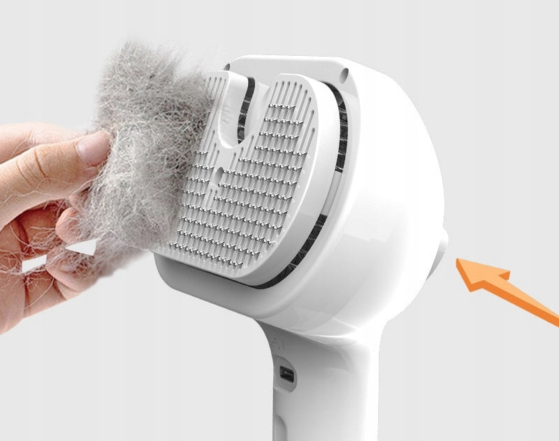 STEAM BRUSH FOR CAT AND DOG 3IN1 USB CHARGING