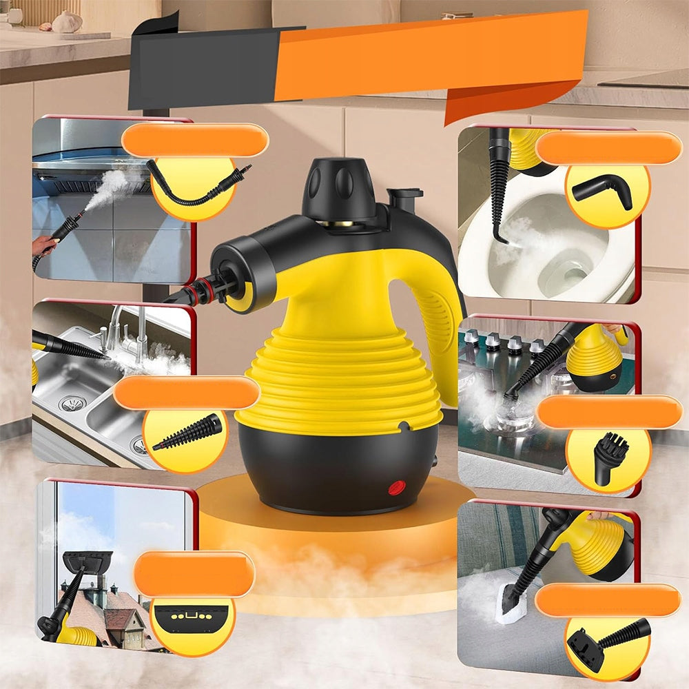STEAM CLEANER 1050W MANUAL WASHER DAILY CLEANING Maximum pressure 3 bar