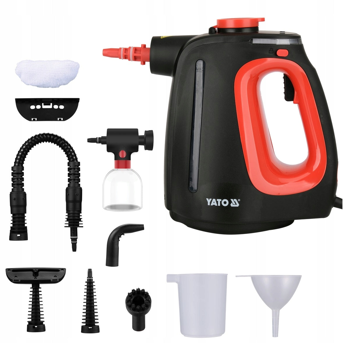 STEAM CLEANER 1350W ELECTRIC POWER STEAMER 10 BAR YATO + ACCESSORIES Manufacturer code YT-85760