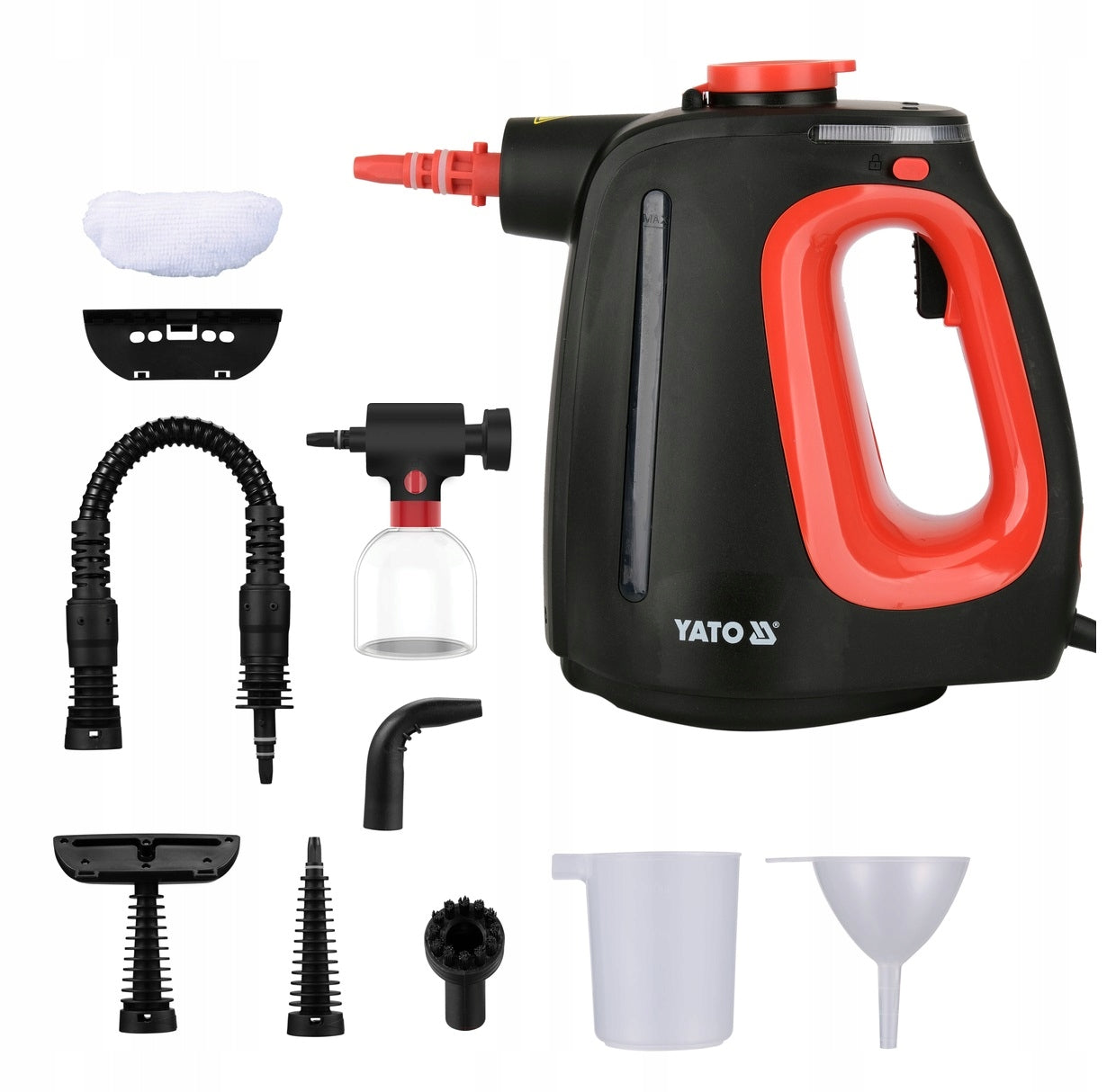 STEAM CLEANER 1350W ELECTRIC POWER STEAMER 10 BAR YATO + ACCESSORIES