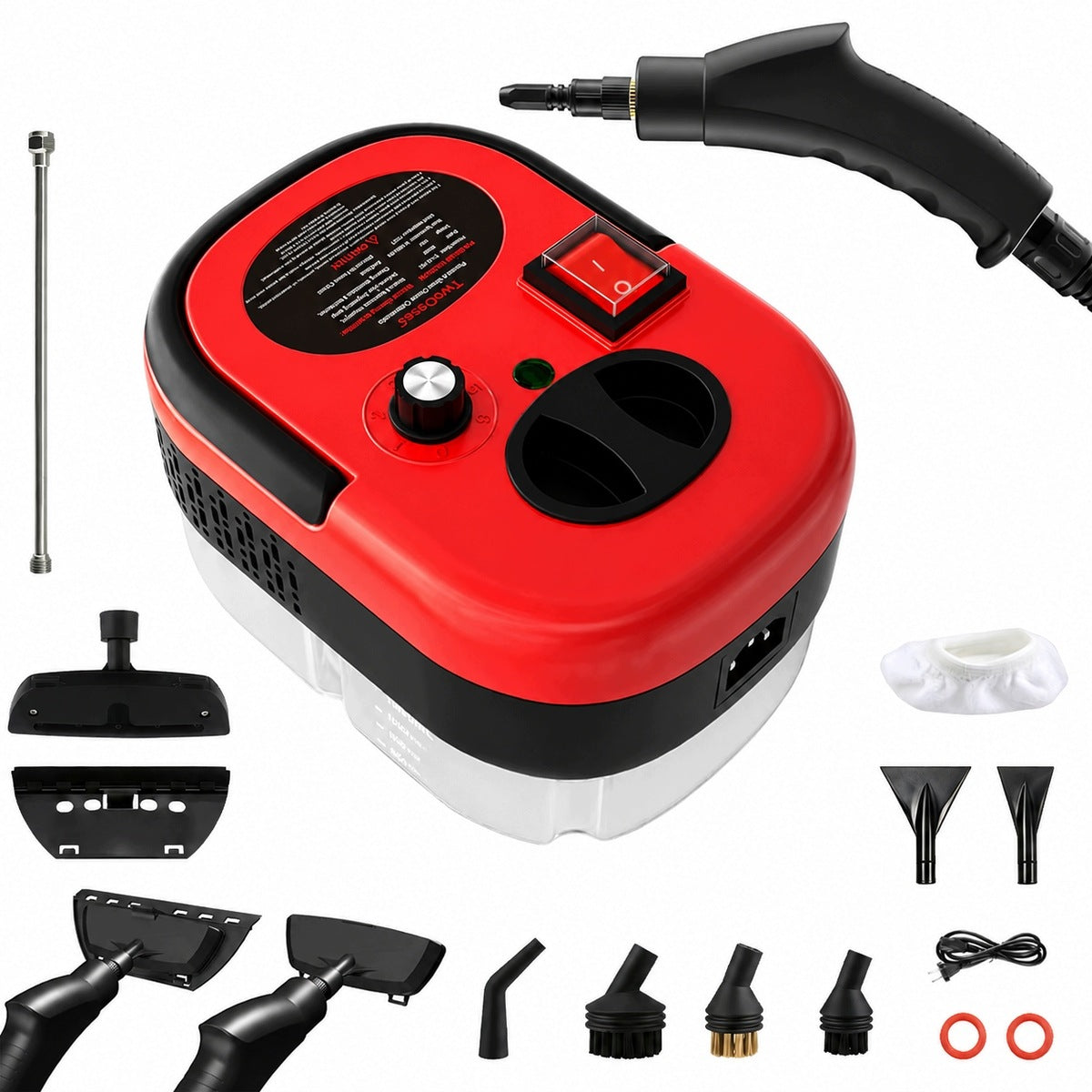 STEAM CLEANER 2500W FOR CLEANING 2M STEAM HOSE Maximum steam pressure 3 bar