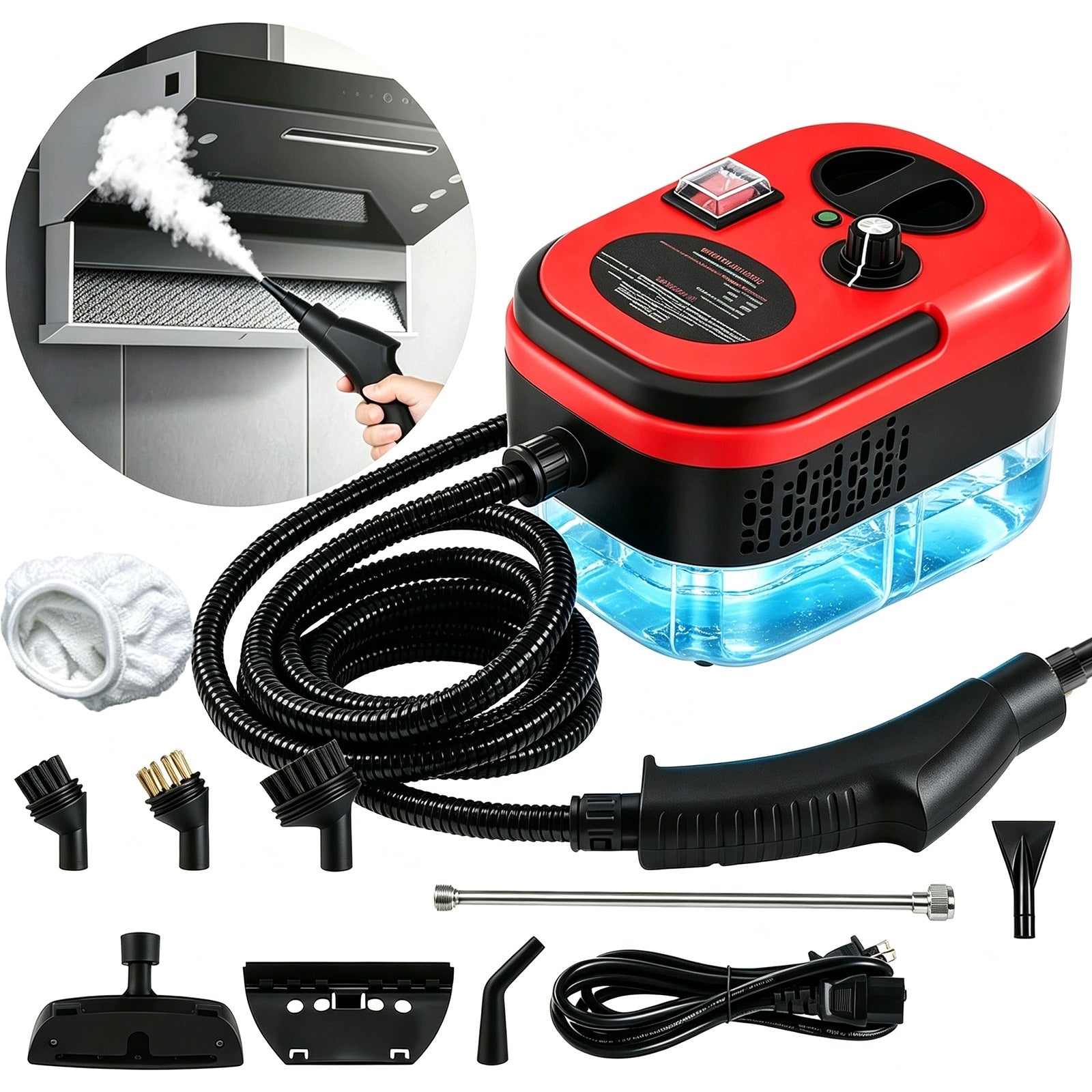STEAM CLEANER 2500W FOR CLEANING 2M STEAM HOSE