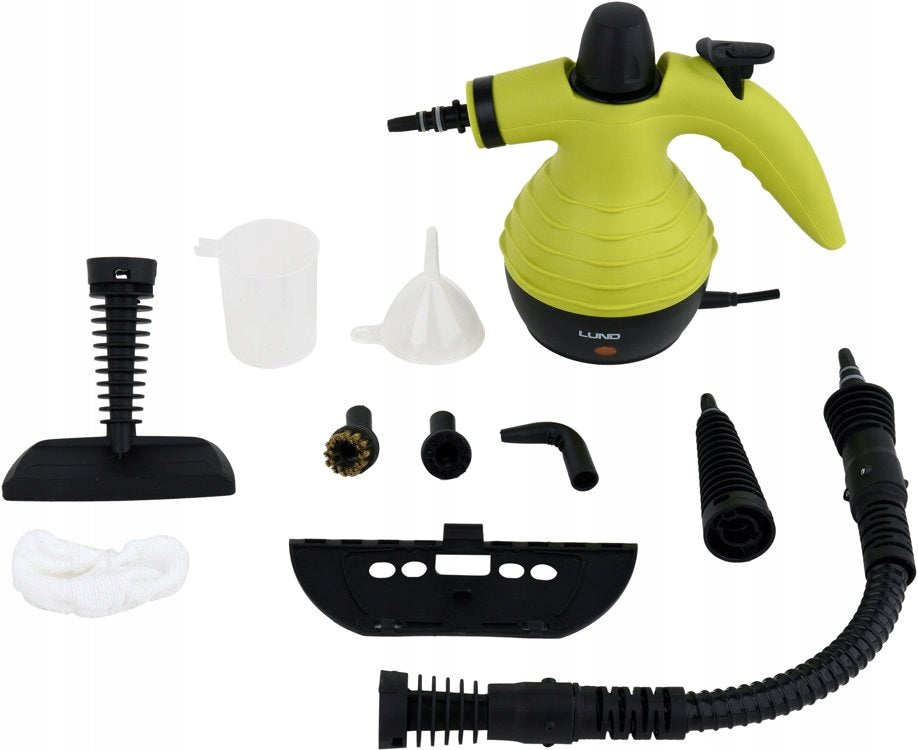 STEAM CLEANER PRESSURE CLEANER 900W 3BAR + 10 ACCESSORIES LUND Manufacturer code 67200