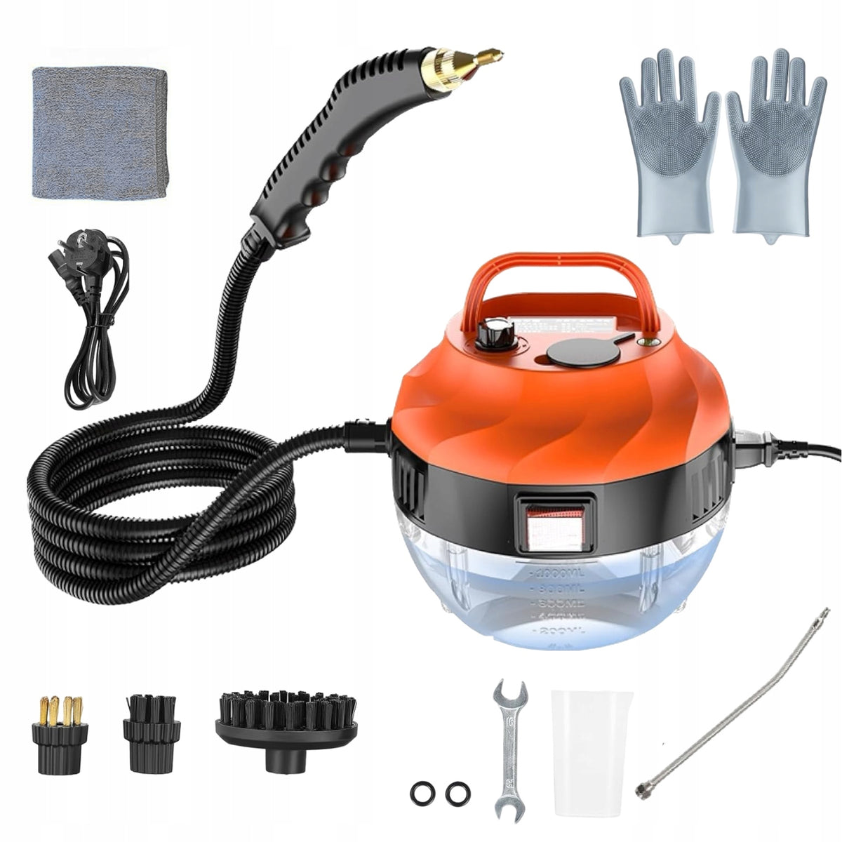 STEAM CLEANER STEAMER 2500W 3bar 1L FOR KITCHEN FURNITURE