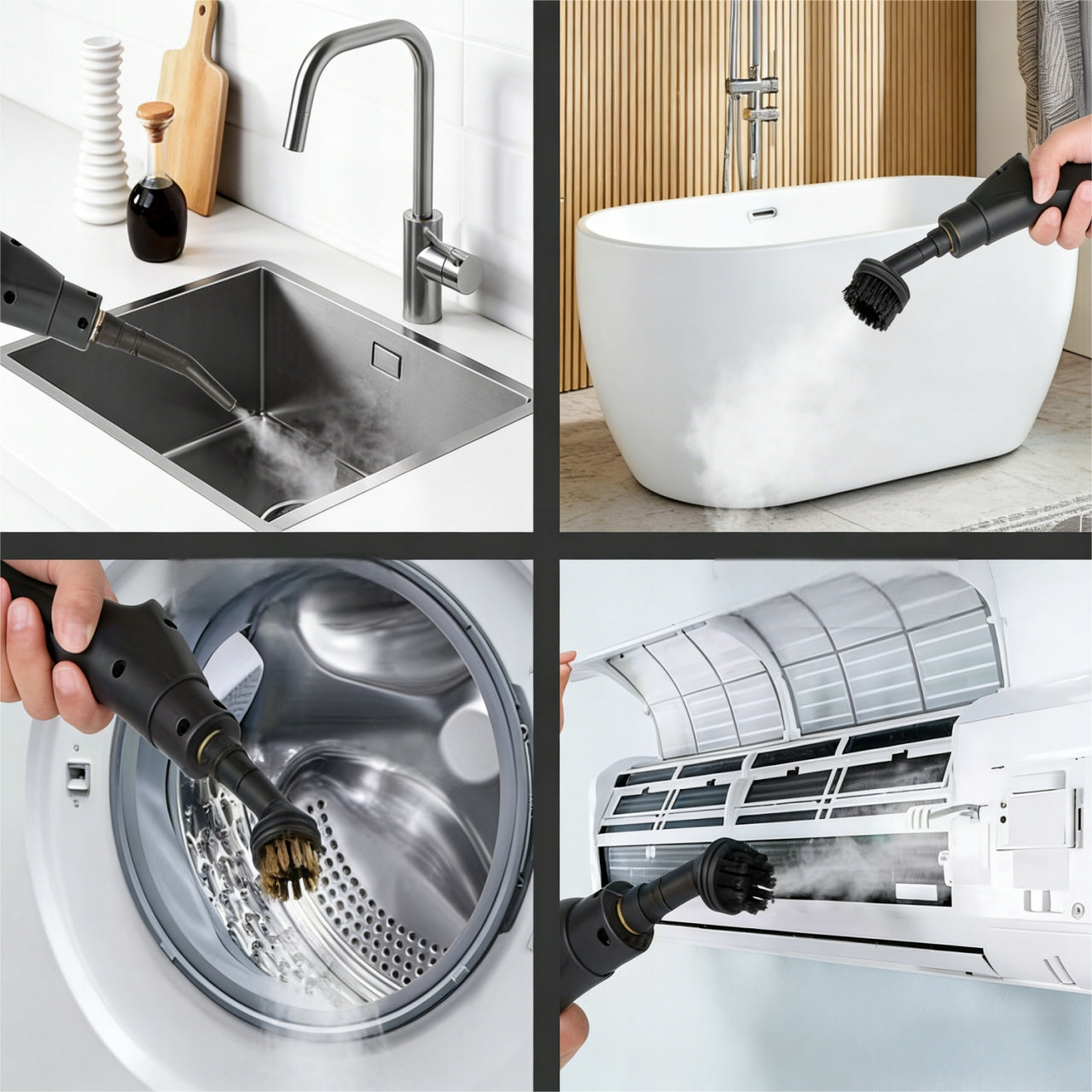 STEAM CLEANER STEAMER 2500W FOR CLEANING AND REMOVING DIRT Packaging status original