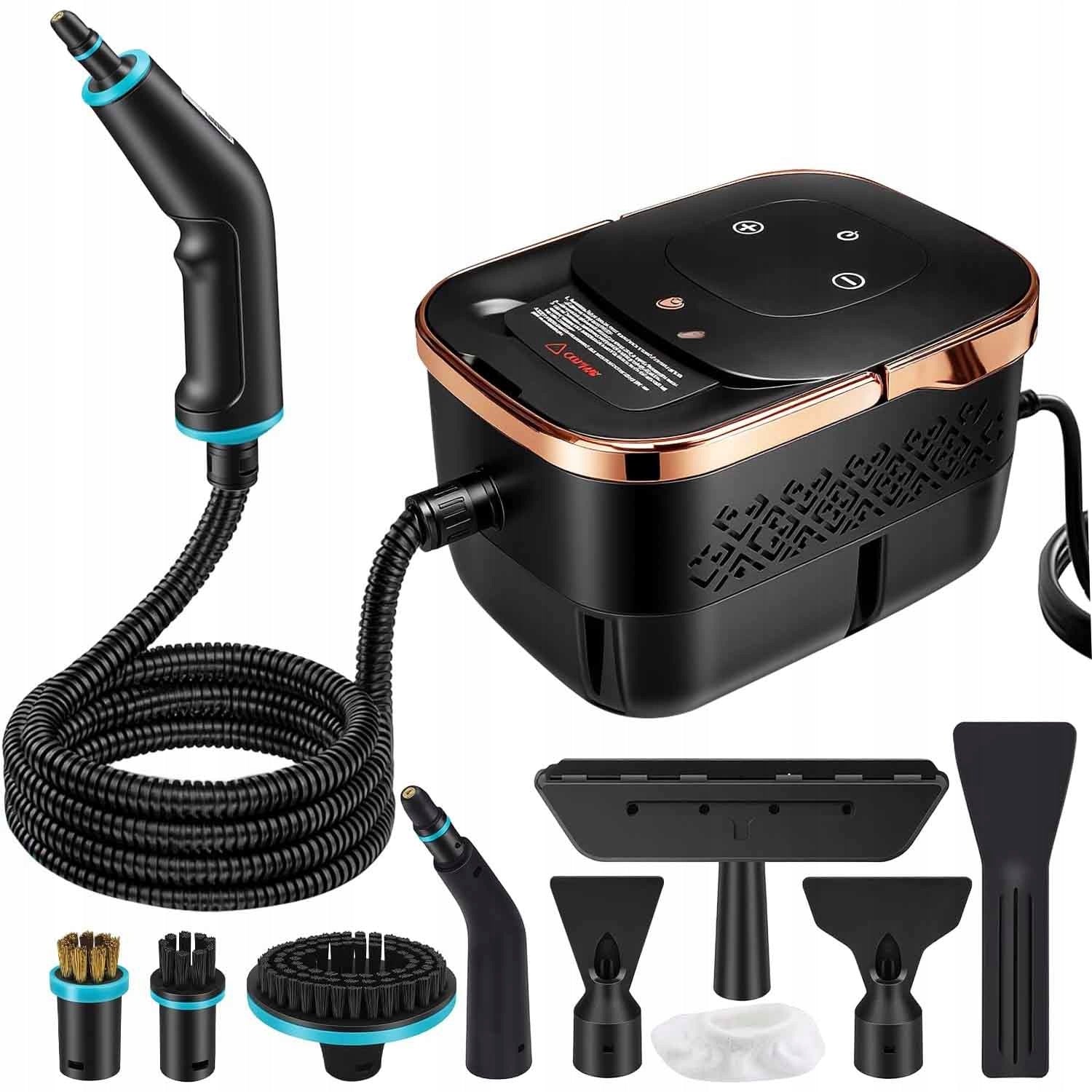 STEAM CLEANER STEAMER SET WITH ACCESSORIES FOR KITCHEN AND BATHROOM CAR