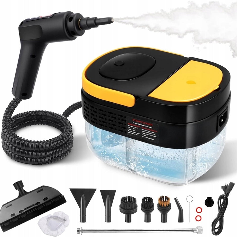 STEAM CLEANER WINDOW CLEANER STEAMER 3BAR 1600ML 2500W + 1.5M STEAM HOSE