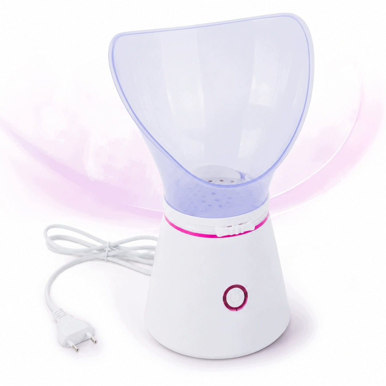STEAM FACIAL SAUNA NASAL INHALER HOUSEHOLD SPA HUMIDIFIER 130W 2 MASKS Packaging status original
