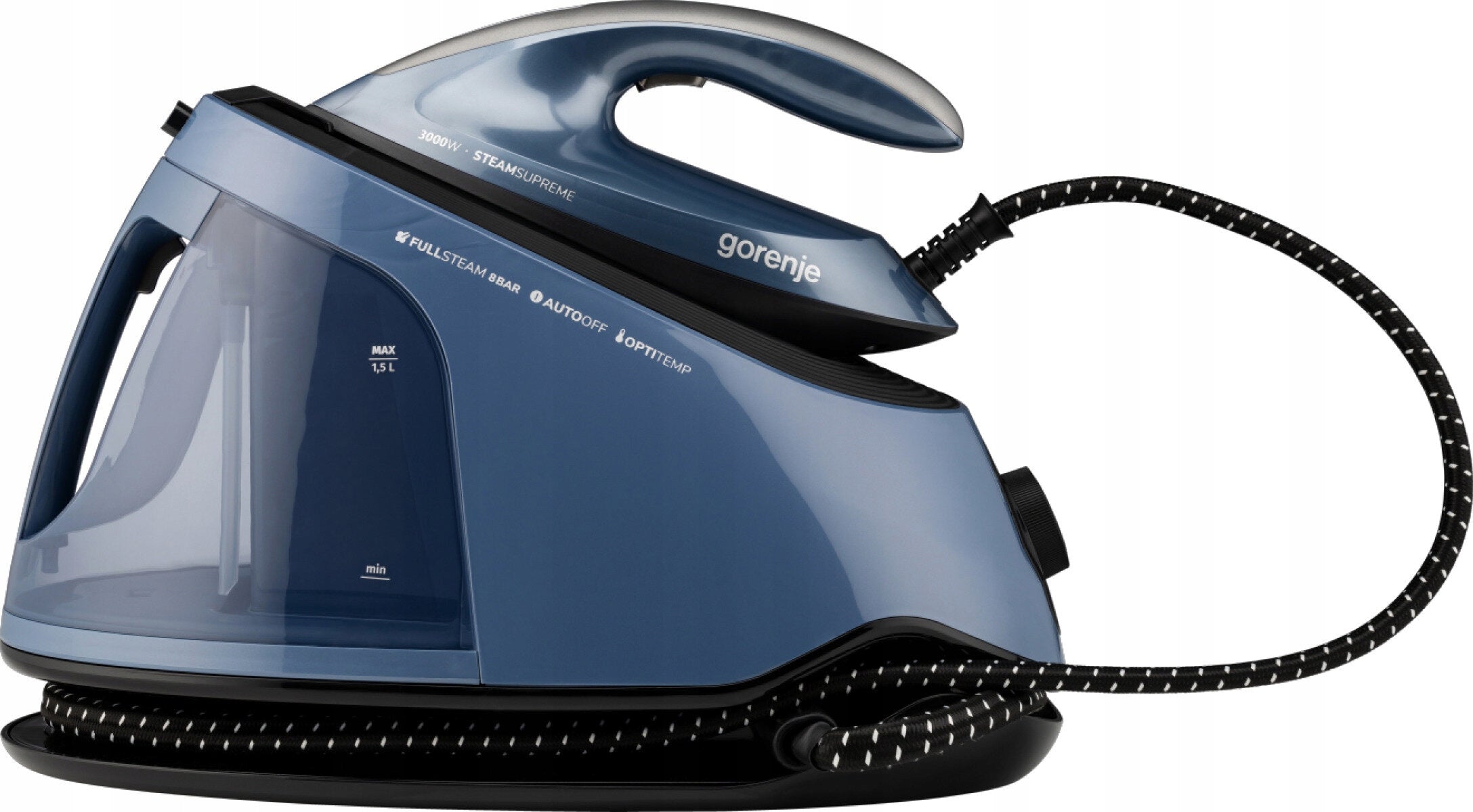 STEAM GENERATOR SGD3000BBK GORENJE 3000W 480g/min CERAMIC FOOT 8 BAR Packaging status original