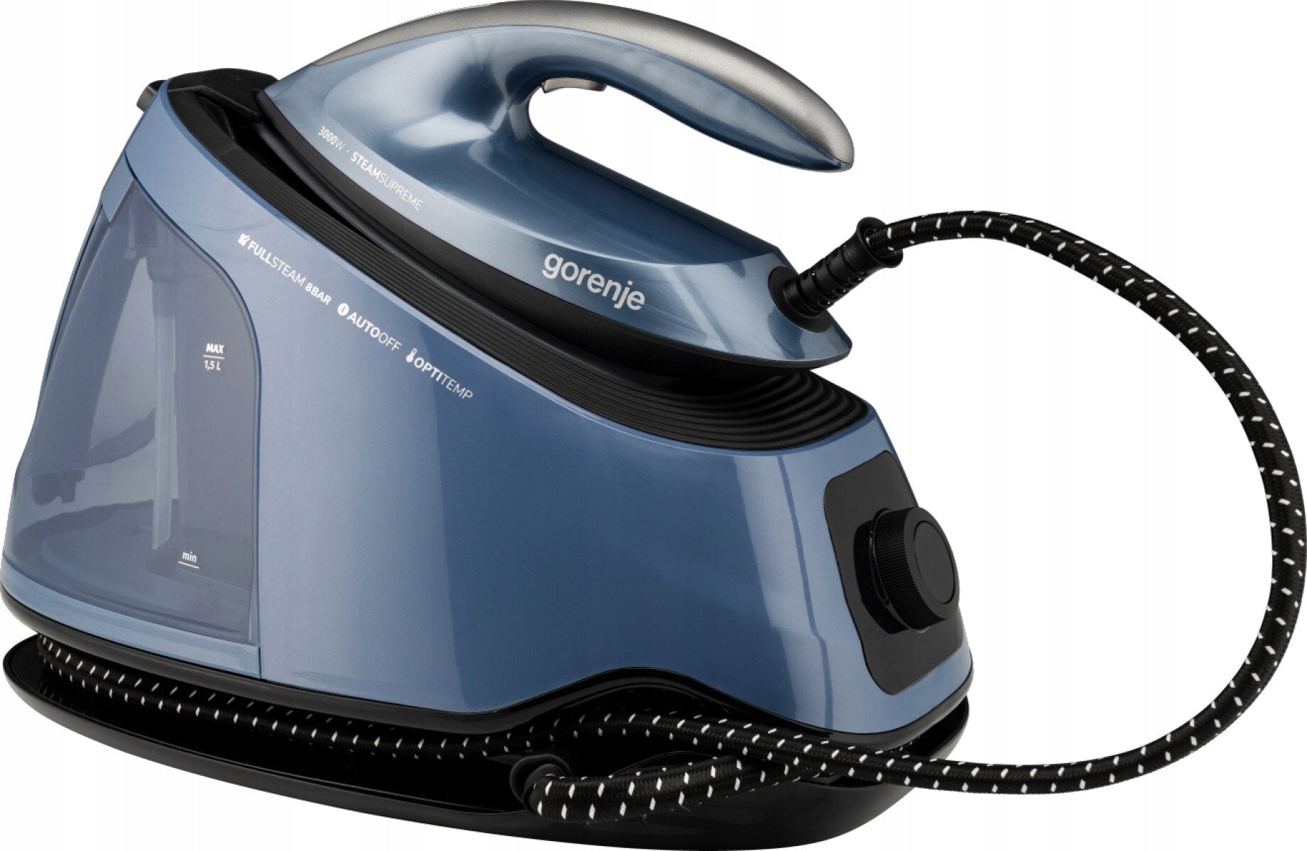 STEAM GENERATOR SGD3000BBK GORENJE 3000W 480g/min CERAMIC FOOT 8 BAR
