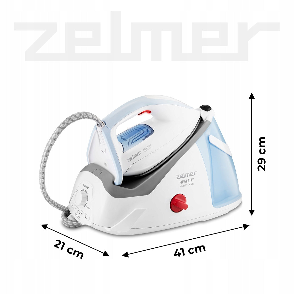 STEAM GENERATOR STEAM STATION IRON ZELMER FOR CLOTHES 2600W 1,4L 700g/min Packaging status original
