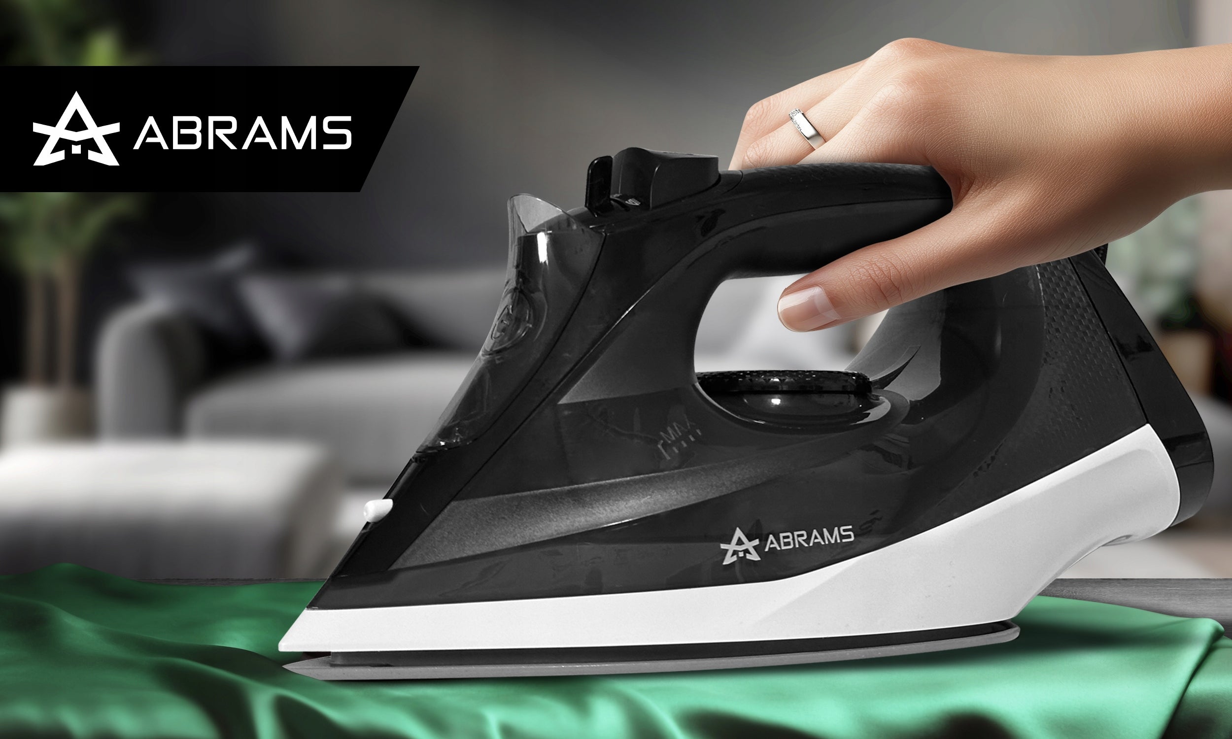 STEAM IRON 3000W CERAMIC FOOT ANTI DRIP ANTI INCHC MANUAL FOR CLOTHES Packaging status original