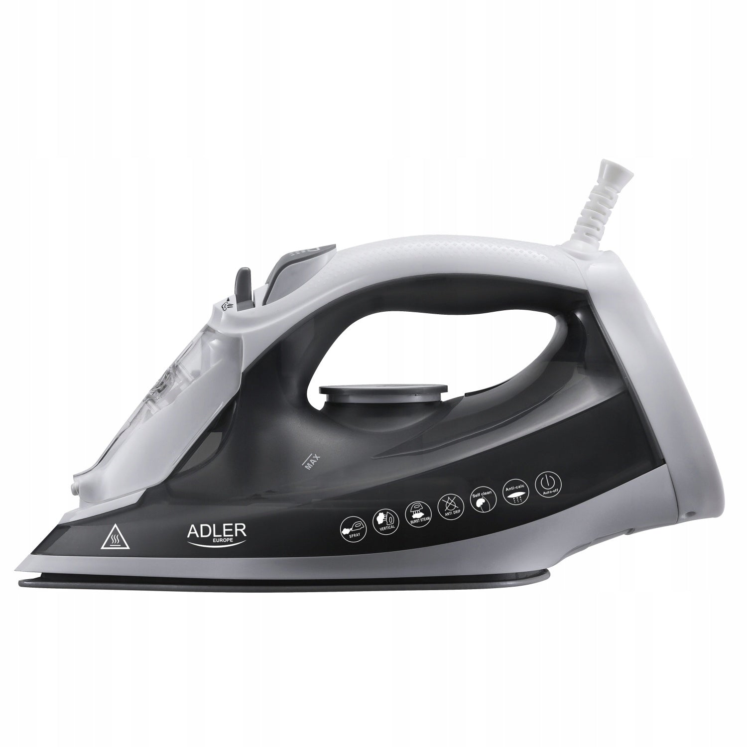 STEAM IRON 5 FUNCTIONS PRESSING CERAMIC FOOT 4 SYSTEMS Packaging status original