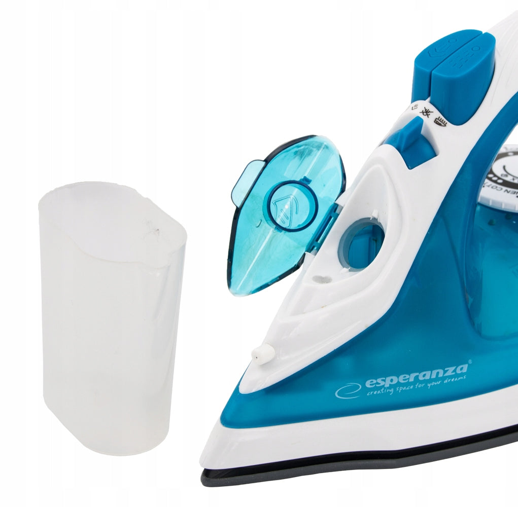 STEAM IRON CERAMIC POWER 2200W ANTI-CALC ANTI-DRIP VERTICAL PRESSING Packaging status original