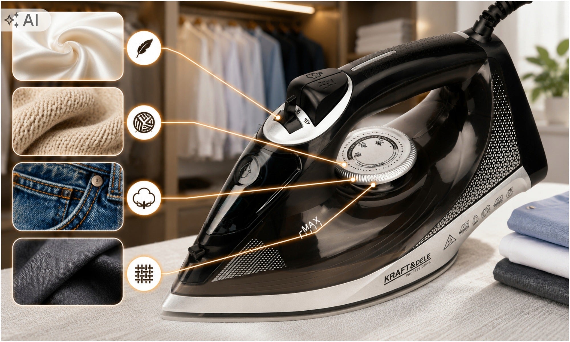 STEAM IRON HAND CERAMIC FIREFIGHTER 3200W ANTI DRIP ANTI CALC STRONG Brand no brand