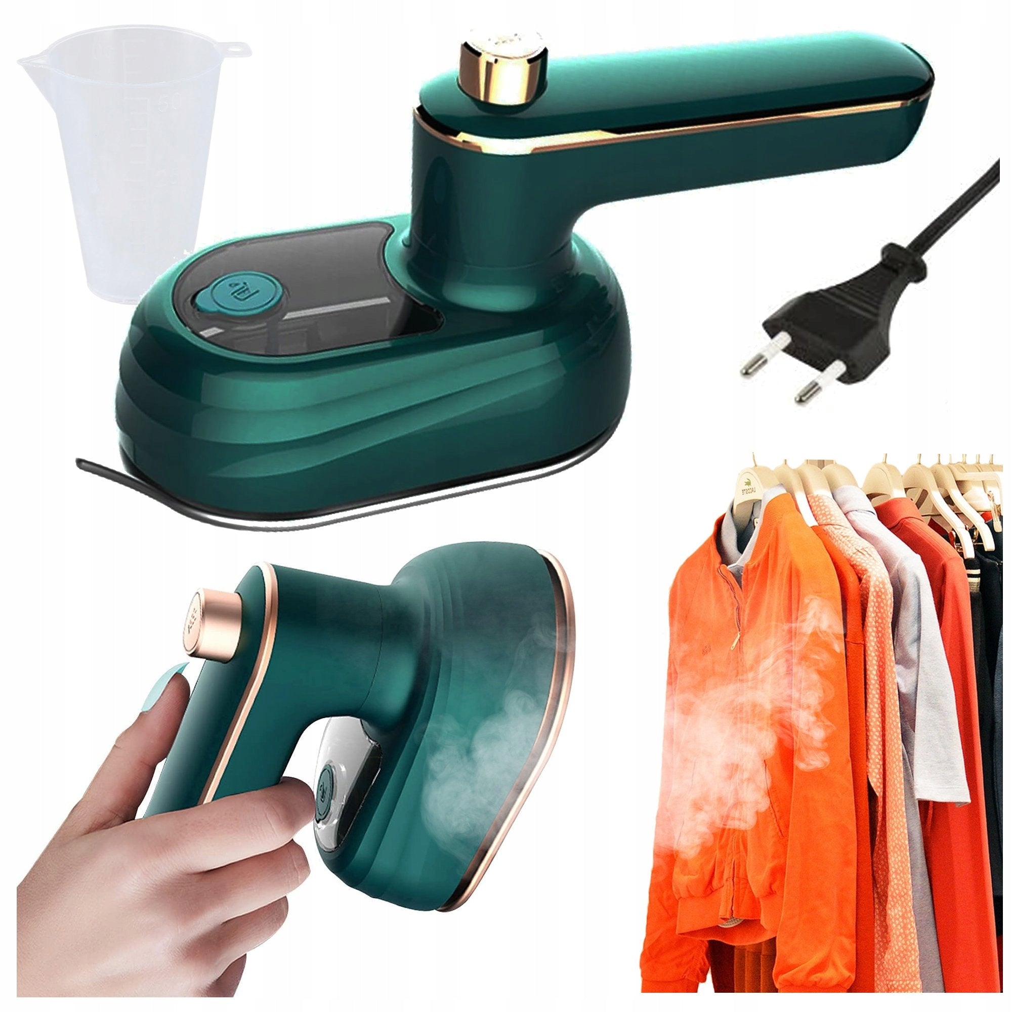 STEAM IRON PORTABLE TRAVEL FOR CLOTHES MINI PREMIUM HAND STEAMER