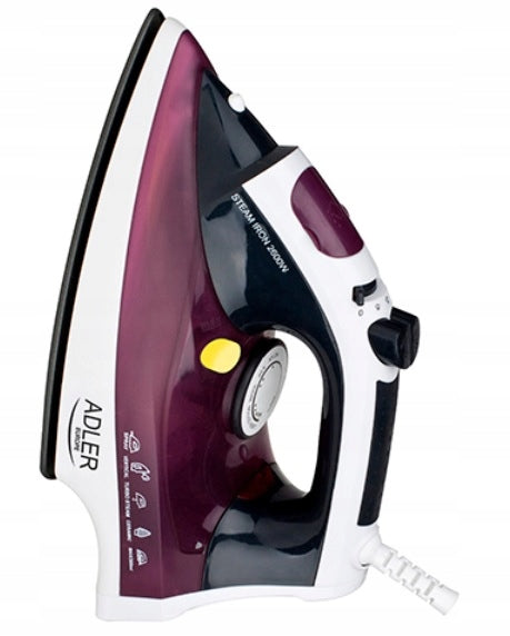STEAM IRON STRONG 3000W STEEL FOOT WASHER SELF CLEANING Manufacturer code AD_5022_RZ