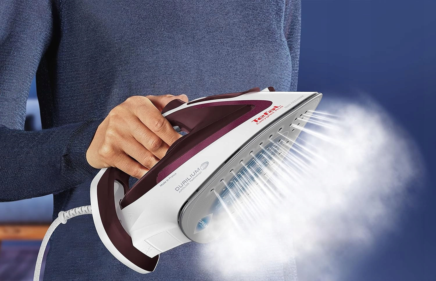 STEAM IRON TEFAL FV5716 EASYGLISS PLUS DURILIUM AIRGLIDE COATING 2400W Manufacturer code FV5716E0