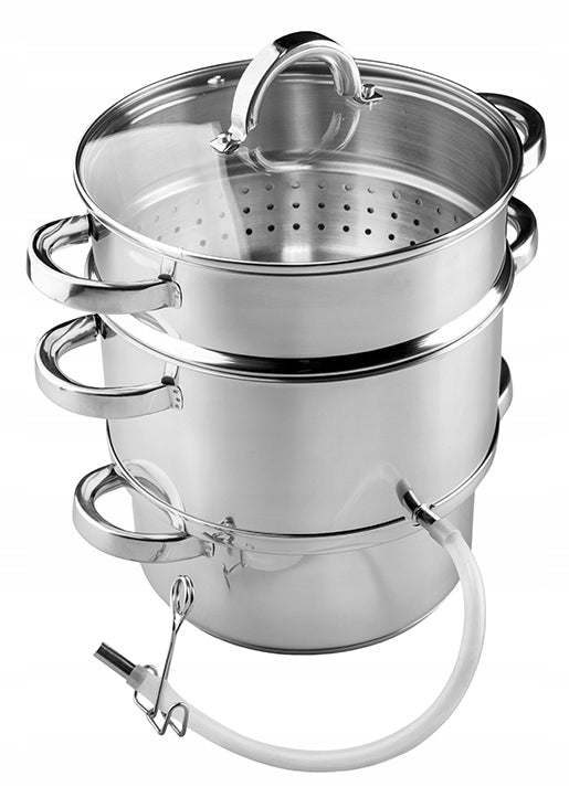 STEAM JUICER LARGE 8L STAINLESS STEEL POT INDUCTION GAS FLORINA Brand Florina