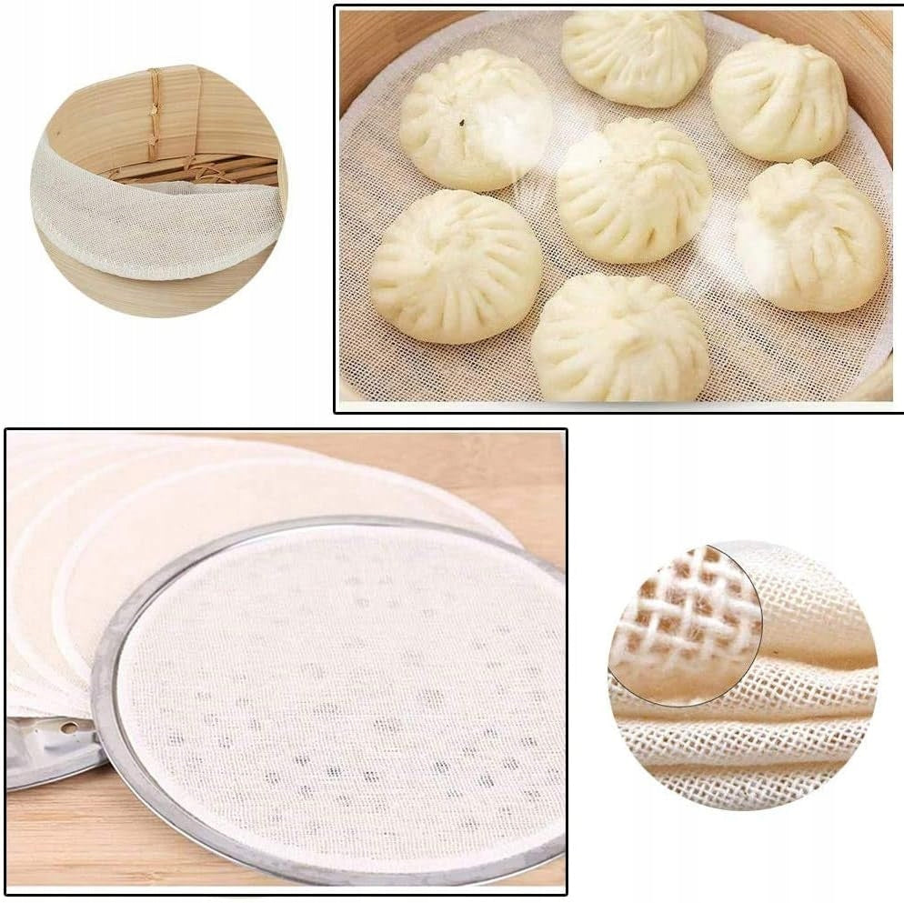STEAM MAT 10 PIECES COTTON 30CM MULTIPLE KITCHEN USE Brand no brand