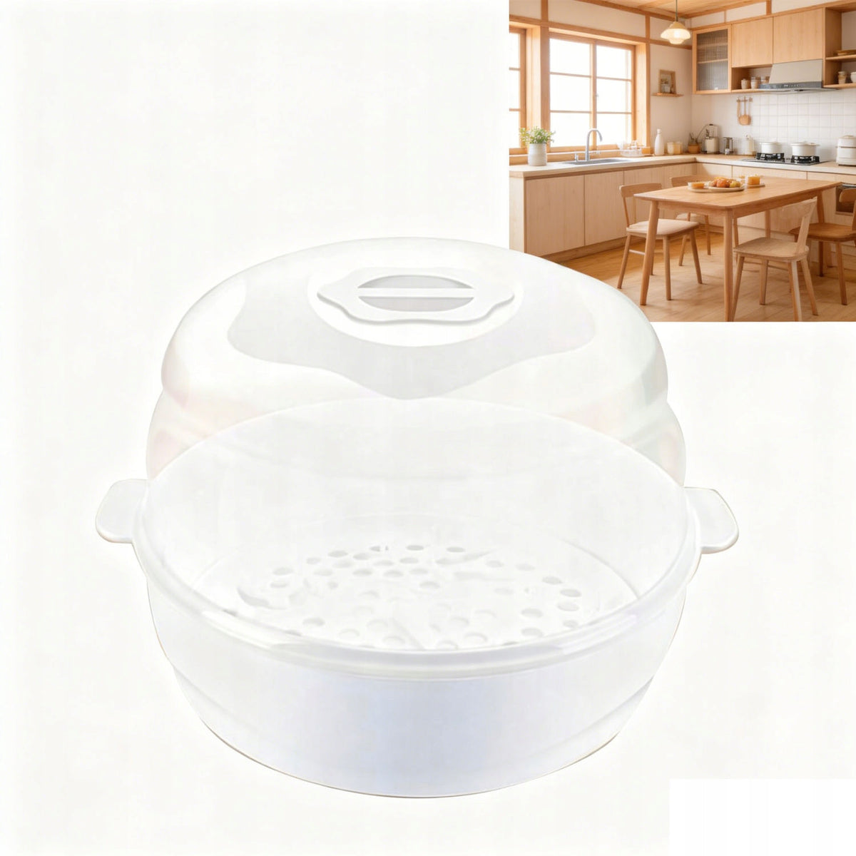 STEAM MICROWAVE STERILIZATION CONTAINER FOR TEAT BOTTLES
