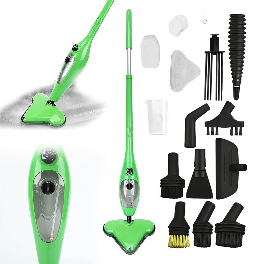 STEAM MOP MULTIFUNCTIONAL LARGE POWER 1300W OVERLAY + 10 INTERCHANGEABLE TIPS